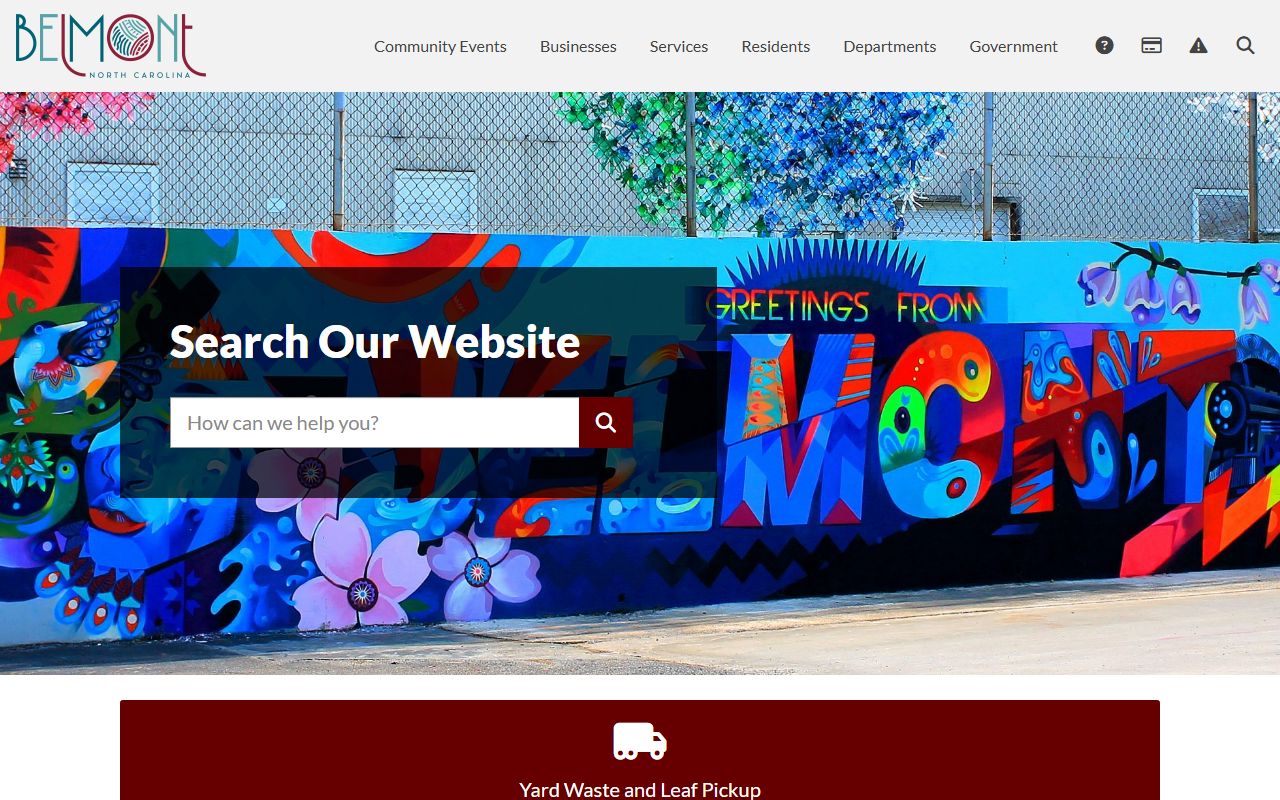 Belmont people search City of Belmont website