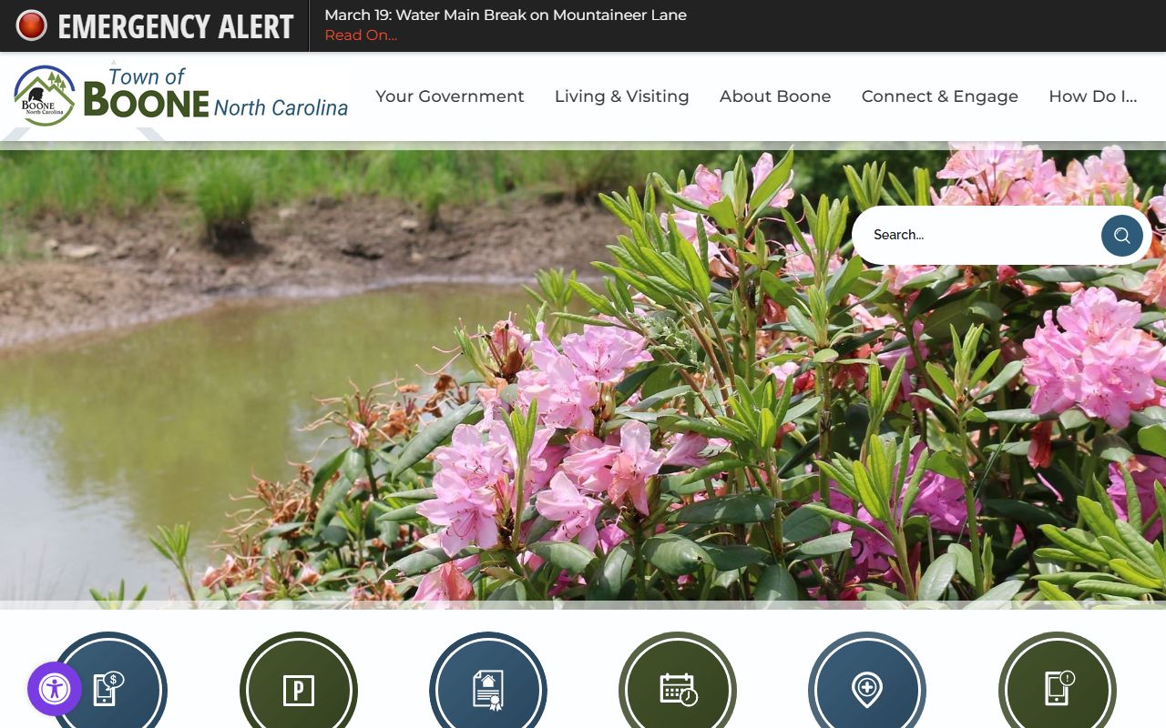Boone people search Town of Boone website
