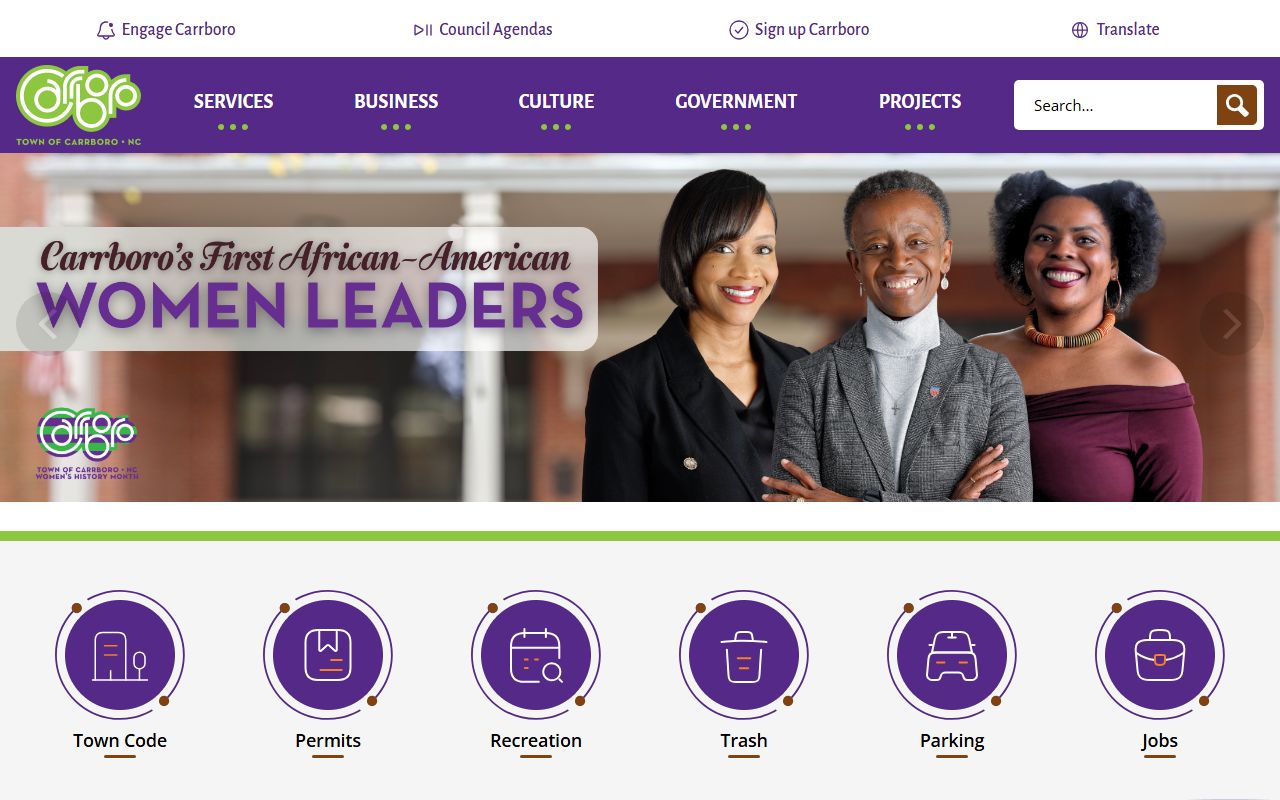 Carrboro people search Town of Carrboro website