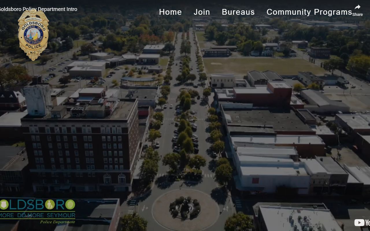 Goldsboro Police Department website for arrest records and people search