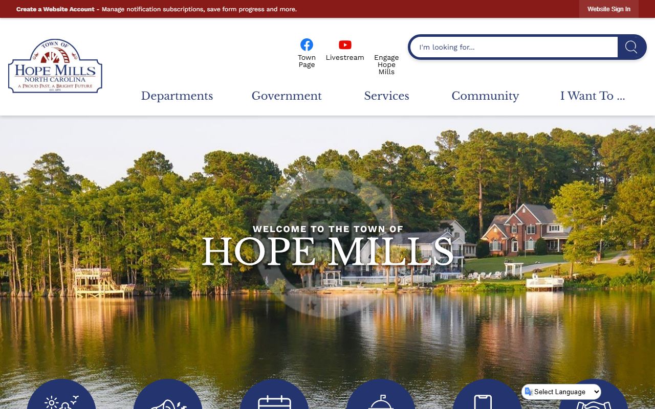 Hope Mills people search Town of Hope Mills website