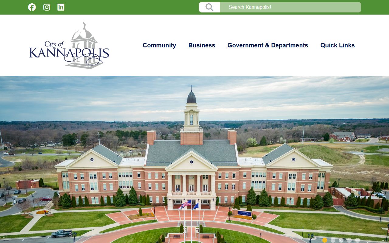 City of Kannapolis official government website for public records access