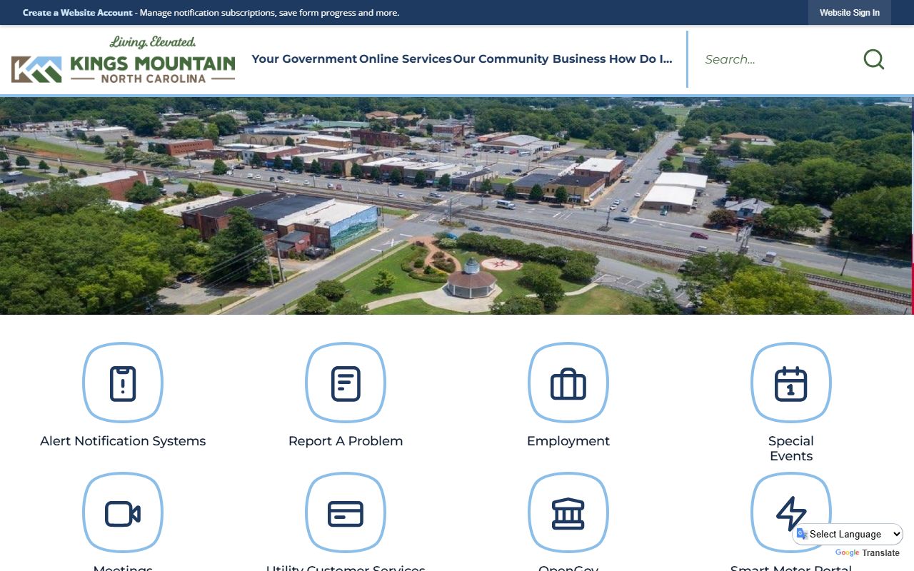 Kings Mountain people search City of Kings Mountain website