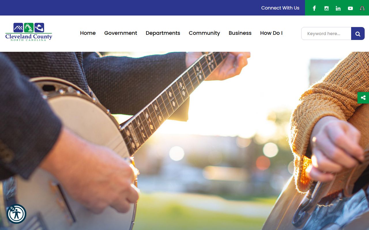 Kings Mountain people search Cleveland County government website