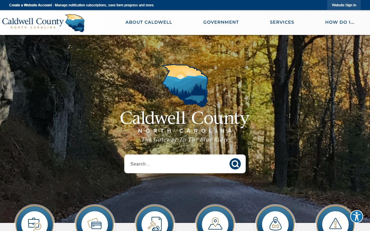 Lenoir people search Caldwell County government website