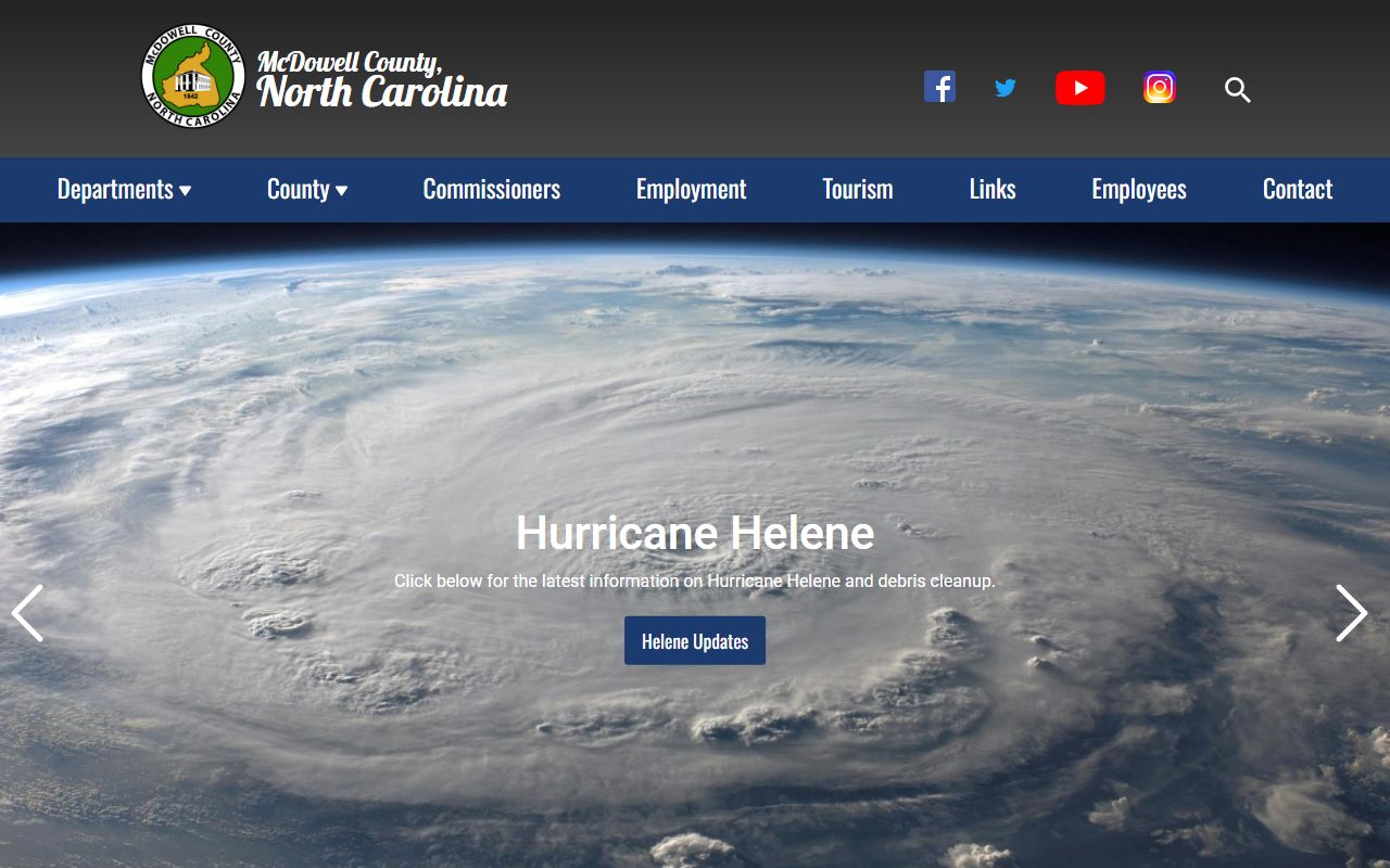 Marion people search McDowell County Government website