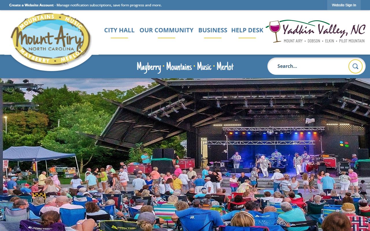 Mount Airy people search City of Mount Airy website